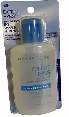 Maybelline 100% Oil Free Washable Eye Makeup Remover 505 Expert Eyes 2.3 Oz • $9.99