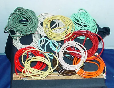 $10.76 • Buy VINTAGE Telephone Phone 3 - Line Cord Many  NEW  Colors **12 COLORS!!**