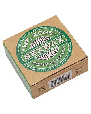 2 X Mr Zogs Sex Wax Quick Humps Surfboard Wax Block. Cool To Mid Warm Water • £8.45