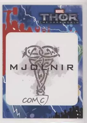 2013 Marvel Thor: The Dark World Stickers Thor Mjolnir (over Tan Ironwork) 9aj • $1.35