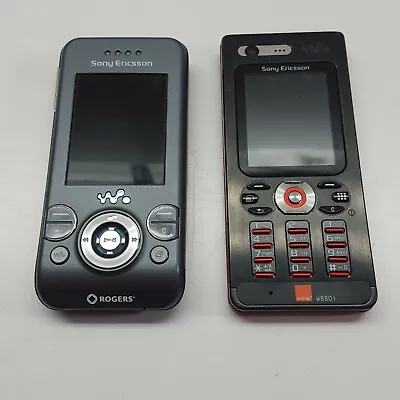 Sony Ericsson W880i + Sony Ericsson W580i (AS-IS) NO BATTERY (D2900) • $21.73