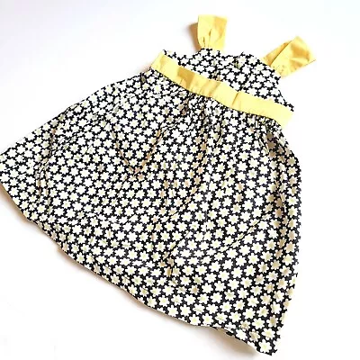 $22.78 • Buy Gymboree Girls 18-24 Mo Bee Chic Daisy Dress NWT Retail 2011 Yellow Black Summer