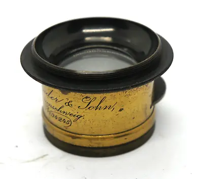 ULTRA RARE Voigtlander Braunschweig Landschafts №2 VINTAGE BRASS LENS SN 34245 • $635