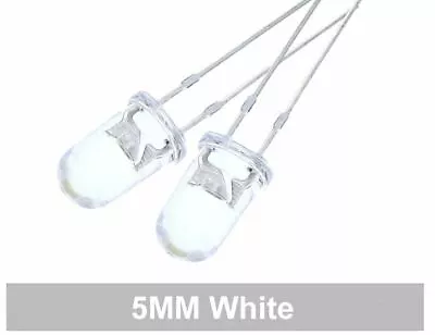 5mm LED Light Emitting Diodes Clear 50PCS USA Sold/SH • $4.15