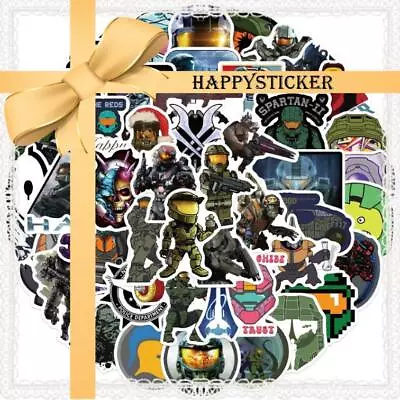 50pcs Halo Game Stickers Vinyl Decal Notebook Luggage Bicycle Skateboard Laptop • $4.99