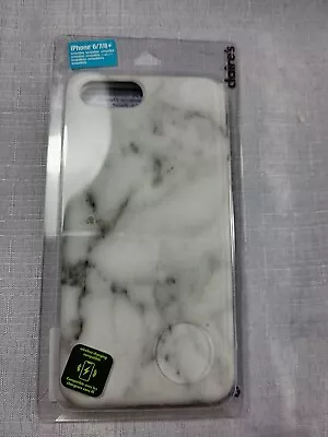 Claire's Accessories White Marble Pattern IPhone 6/7/8+ Phone Case CL1823 • £3.49