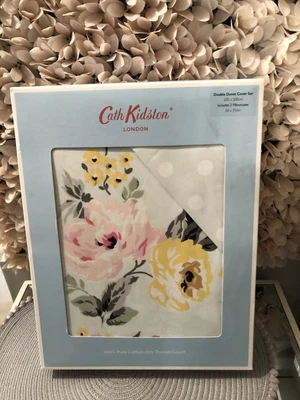 £32 • Buy Cath Kidston, Double Duvet Cover Set, Vintage Bunch, Floral, New