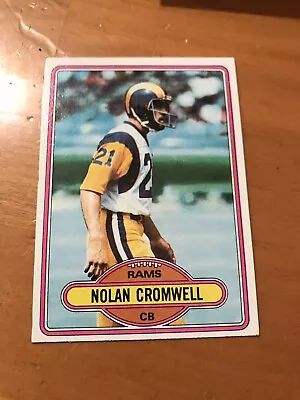 1980 Topps #423 Nolan Cromwell • $1.25