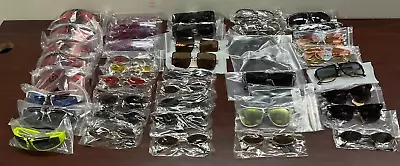 Wholesale Lot Of 43 Sunglass Pieces Mens Womens Unisex Retro Designer New • $26