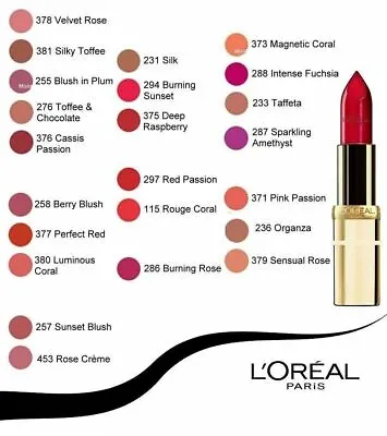 L'Oreal Color Riche Lipsticks - All Shades New Sealed • £4.99