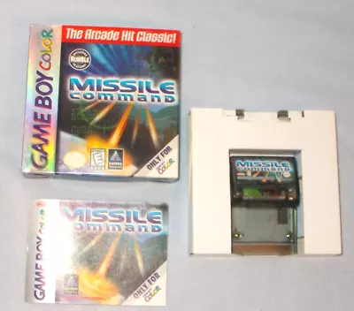 Missile Command Rumble Feature (Nintendo Gameboy Color) Cib • $27