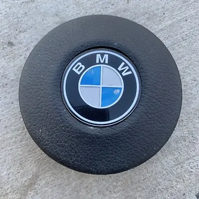 1982-1992 BMW E30 3-Series E28 5 OEM Sport Steering Wheel Center Horn Button • $39.99