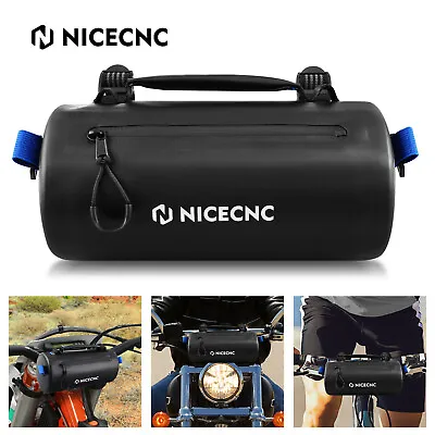 Handlebar Storage Bag Waterproo For Motorcycle Dirt EBike Dual Sport ATV MTB • $28.49