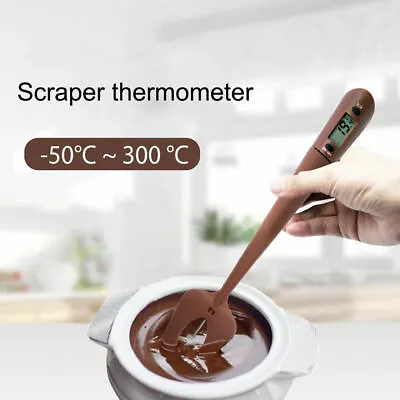 £14.93 • Buy Professional Spatula Thermometer For Chocolate Creams Jams Syrups BBQ Candy