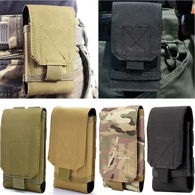 Universal Tactical Mobile Cell Phone Pouch Waist Holster Case Belt Pack Bag ▽ • $5.59