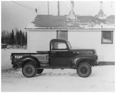 1942 Marmon-Herrington Ford 1/2 Ton 4x4 Pickup Press Photo 0015 - Alcan Highway • $13.67
