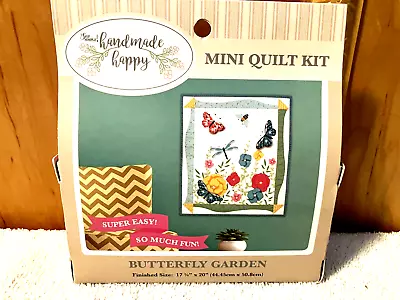 Butterfly Garden Mini Quilt Kit Sew Simple Handmade Happy NIP • $6.48