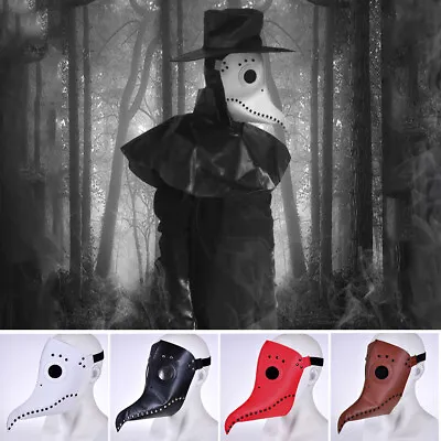 Halloween Props Steampunk Plague Doctor Bird Mask Party Dress Cosplay-.- • $14.29