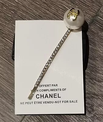 New Authentic CHANEL Beauty Hair Pin Clip VIP Gift • $60