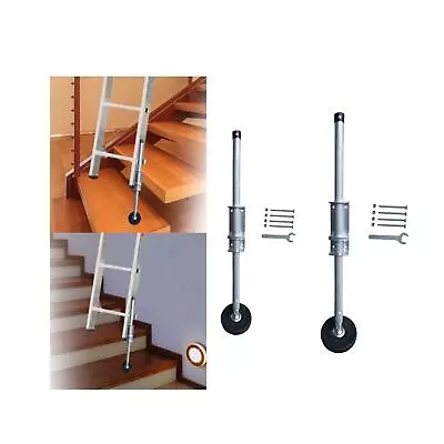  Ladder Levelers With Rubber Feet Home Extension Ladder Stabilizer Legs • £30.49