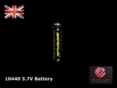 Ampsplus 10440 320mAh Battery 3.7V IMR Lithium Rechargeable UK Cell Batteries • £3.69