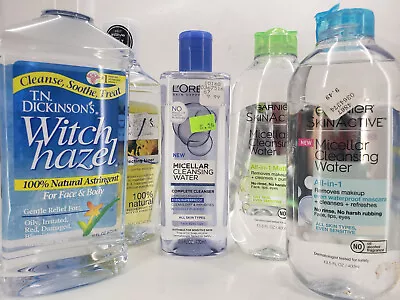 $26.58 • Buy Dickinsons Original Witch Hazel & Micellar Cleansing Water Lot Of 5 Bottles