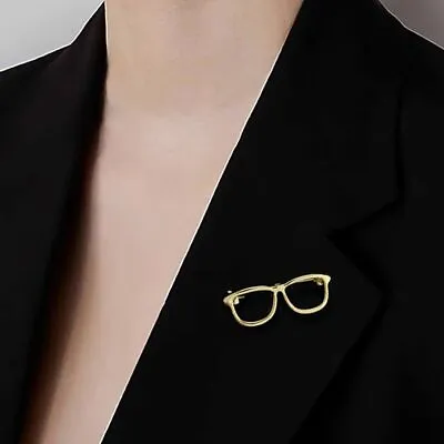£3.25 • Buy Small Sunglasses Shape Brooch Women Badge Pin Suit Dress Collar Buckle GB