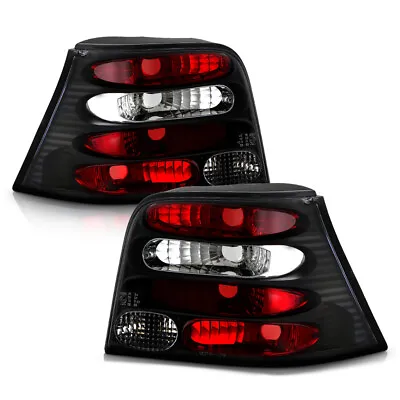 99-06 VW Golf GTI [EURO BLACK] R32 MK4 Brake Lamp Rear Parking Tail Lights LH+RH • $98.95