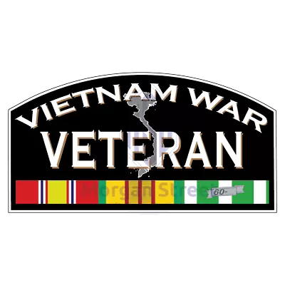 Vietnam War Combat Veteran Decal Sticker Die Cut • $3.99