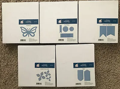 $106 • Buy Spellbinders Sapphire Plus Thick Dies ~ Lot Of 5 ~ Butterfly, Tags, Banners ++