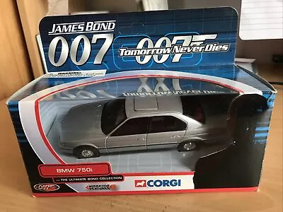 £12.89 • Buy *CORGI : JAMES BOND 007 ~ BMW 750i TOMORROW NEVER DIES* 1:36 Diecast Model