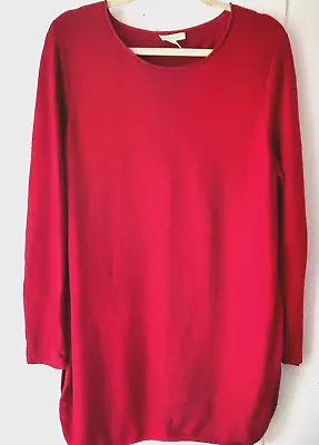 £48.38 • Buy EILEEN FISHER Red Cotton Sweater Size Large