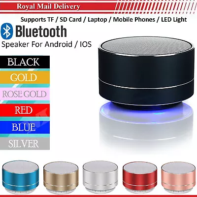 True Wireless Bluetooth Speaker Portable Mini LED Stereo Sound For Mobile Phones • £12.55