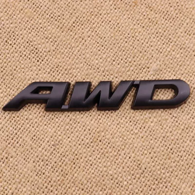 Car SUV AWD Metal Emblem Sticker Badge Decal For Black 4 Wheel Drive Tailgate • $7.96