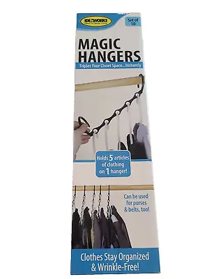 Jobar JB5523 As Seen On TV Magic Clothes Hangers (10 Pack) • $14.53