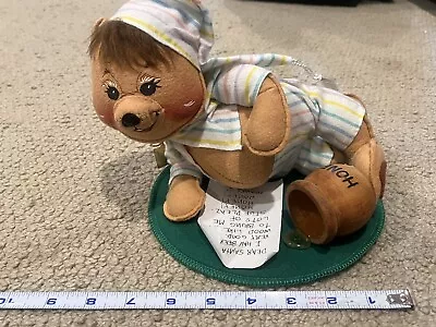 Vintage Annalee Doll - Christmas Bear With Honey Pot • $0.99