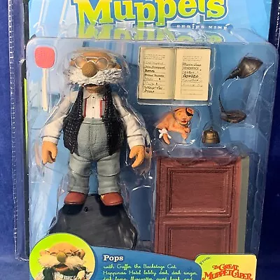 POPS Backstage DOORMAN Action Figure PALISADES Gaffer Cat SERIES 9 Muppet Caper • $123.45