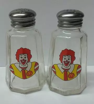 A Very Nice McDonald's Hamburger Salt And Pepper Shakers Set 4 • $8.99