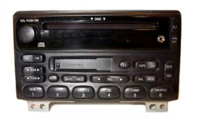 Mercury 2002 2003 Mountaineer Radio AM FM CD Cassette Upgraded Aux MP3 Input • $185