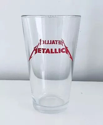 Metallica Pint Glass Official Merchno Shot Glass Vinyl Cd LP Knob Poster Promo • $18.66