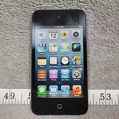 Apple IPod Touch 4th Generation Model A1367 32GB Black Used WORKS *READ* • $25.17