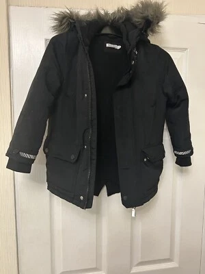 £2.99 • Buy Boys  Padded Winter Parka Coat - 6 To 7 Years - By Blue Zoo