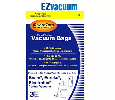 Electrolux/Beam Central Vacuum Cleaner Allergen Bags (6 Gallon) #54585 • $256