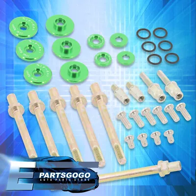 For Acura Honda K20 K24 JDM Low Profile Engine Valve Cover Washer Bolt Kit Green • $18.99