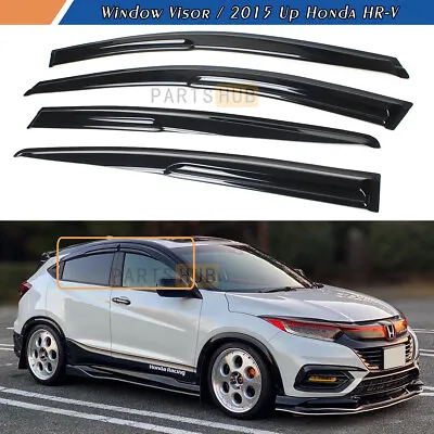 For 2015-2022 Honda HR-V HRV JDM 3D Wavy Mugen Style Window Visors Rain Guards • $32.99