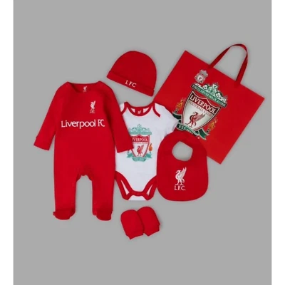 £21.95 • Buy Unisex Baby LIVERPOOL F C Clothing Layette Outfit Gift Newborn-6 Mth - 5 Piece