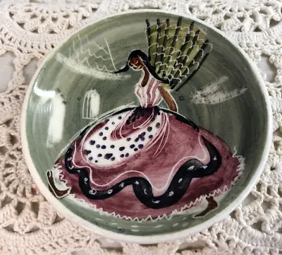 MARTIN BOYD AUSTRALIAN POTTERY PIN DISH - Girl Dancer - VGC • $38.80