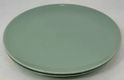 2 IKEA Stoneware Dinner Plates 10 3/4    Sea Foam Green 15199 • $3.95