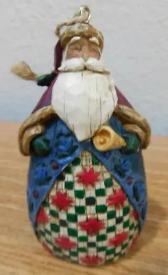 $32.99 • Buy 2002 Enesco Jim Shore Heartwood Creek  B107461 Santa With Bell 3.5  Figurine