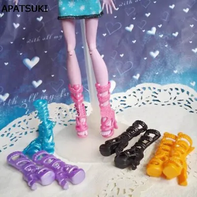 5pairs/lot Fashion Shoes For Monster Demon Dolls High Heel Boots Shoes Kids Toy • $4.24